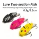 Señuelo Swimbait VIB de hundimiento lento ABS, para lubina - imagen 2
