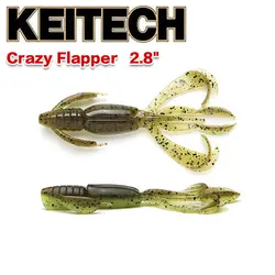 KEITECH Crazy Flapper señuelo vinilo tipo camarón-insecto Texas