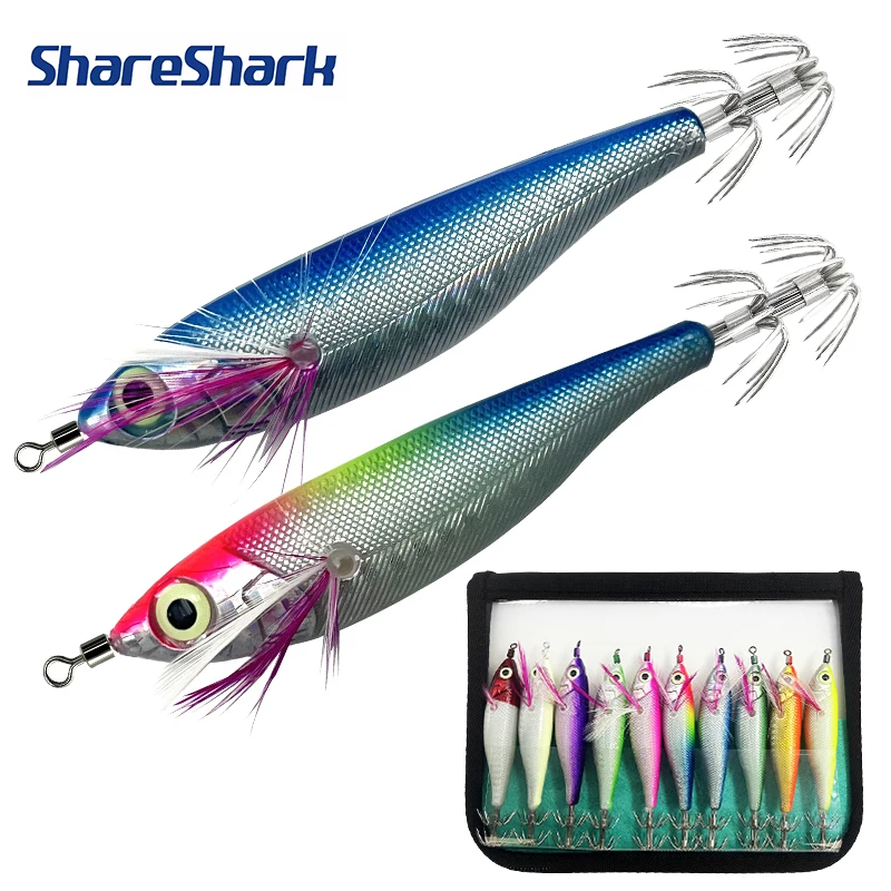 ShareShark señuelo luminoso láser camarón con sonajero
