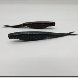 ESFISHING Super Fluke Señuelo vinilo cola de aguja para lucio