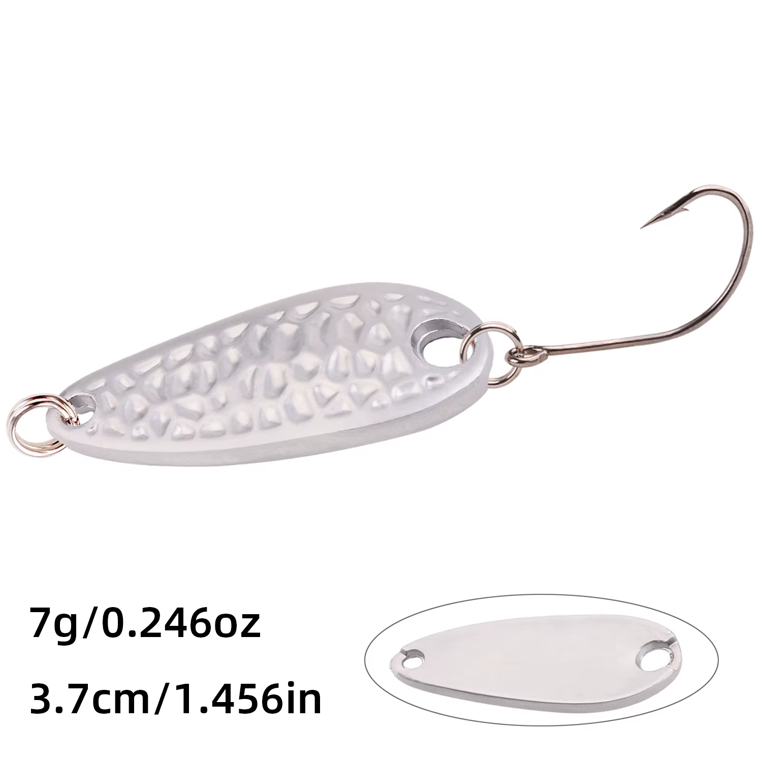 Metal Vib Wobbler Spoon - Cucharas Oscilantes para Pesca Deportiva - imagen 2