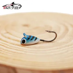 Mini anzuelo hielo WALK FISH – cabeza plomo ballena jigging invierno