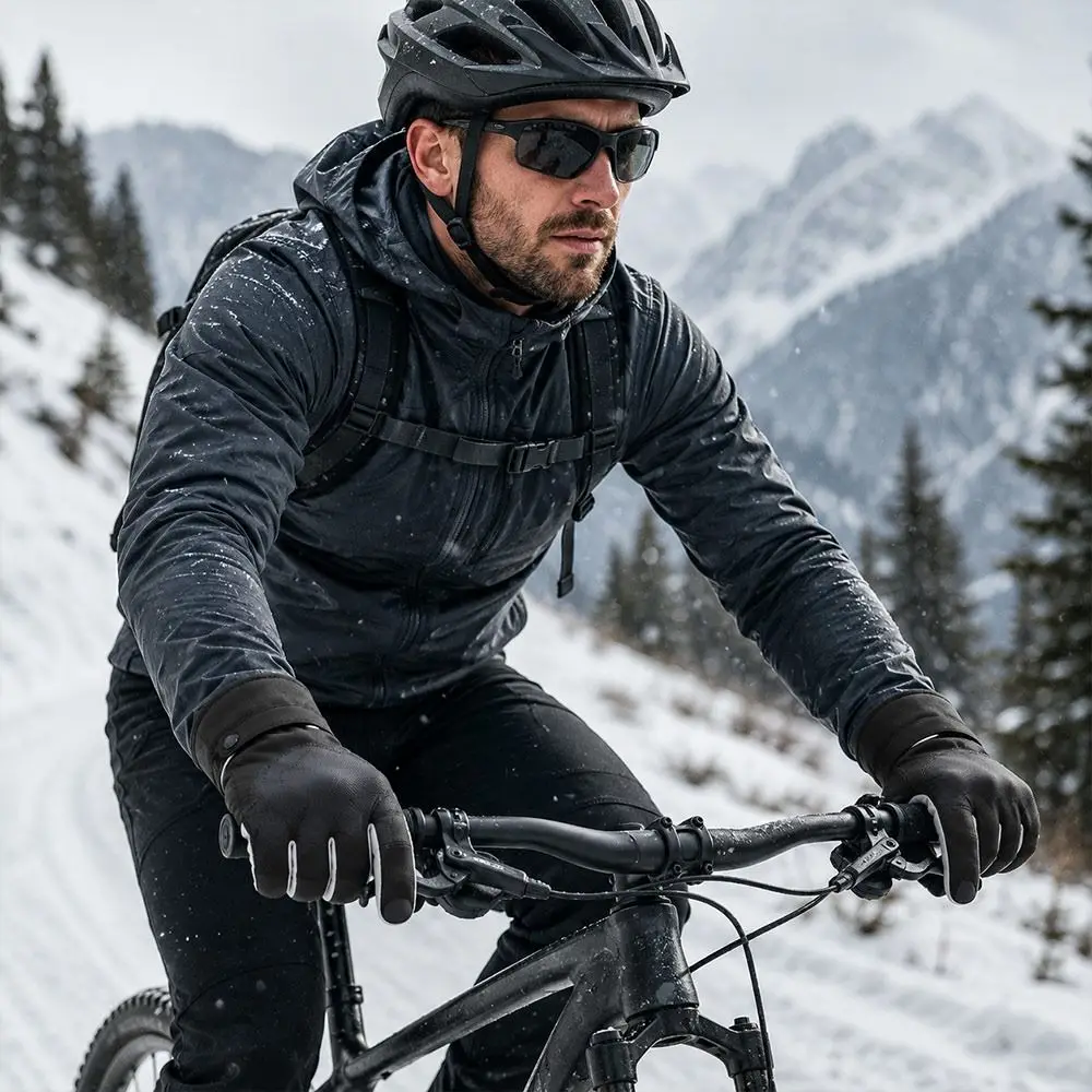 Guantes impermeables de invierno con pantalla táctil y agarre - imagen 4