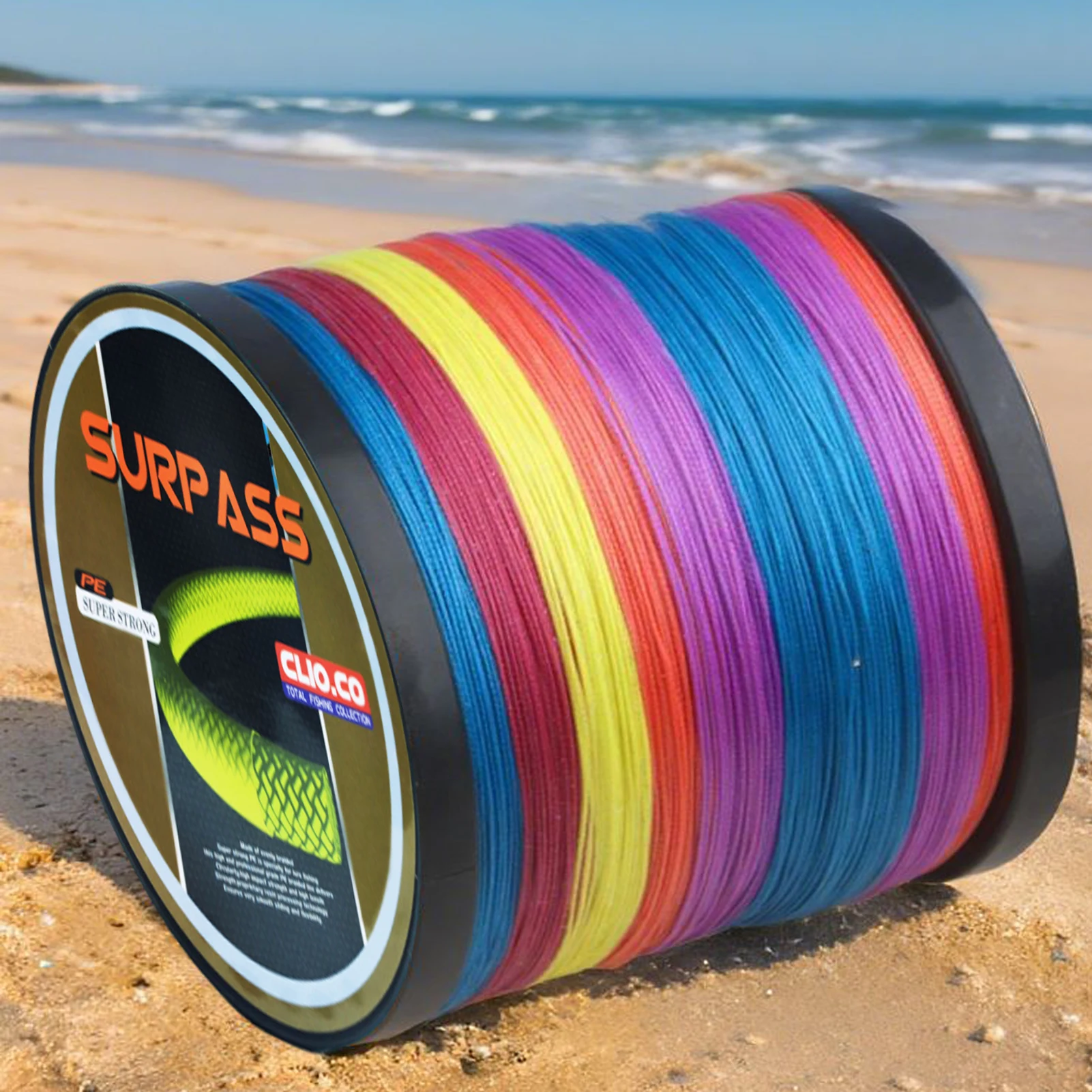Línea Trenzada PE FISHER X-Strong Multicolor para agua salada - imagen 5