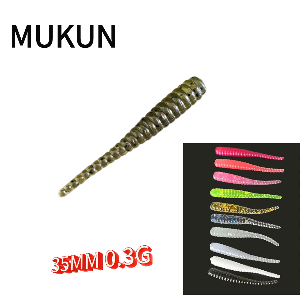 Señuelo suave silicona 35mm Swimbait para carpa y pesca de roca - imagen 4