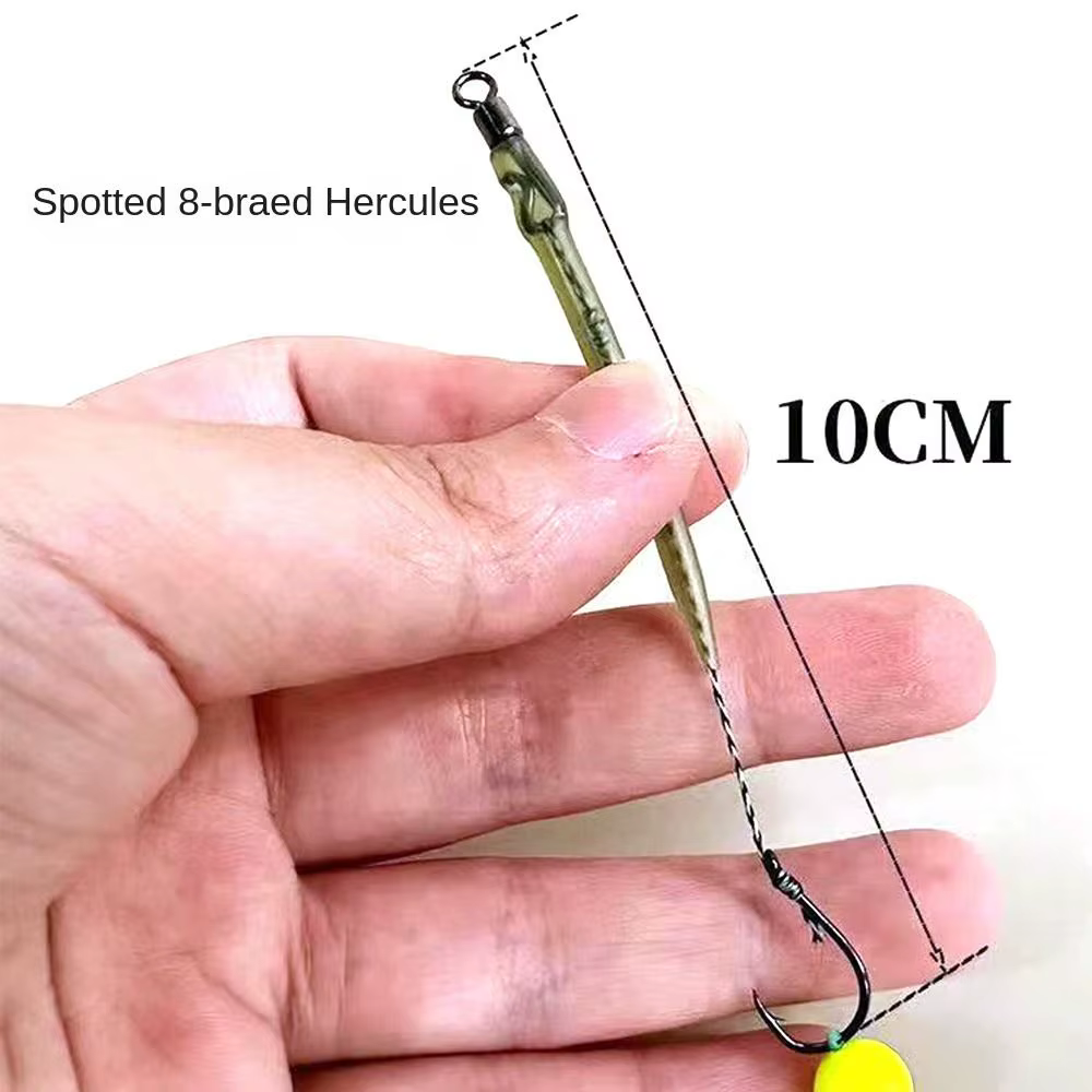 Montaje Hair Rig para carpa con anzuelo listo para pescar - imagen 5