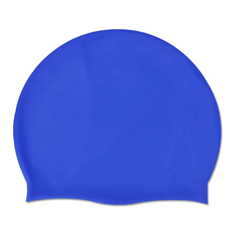 Gorro natación silicona impermeable para cabello largo unisex - imagen 4