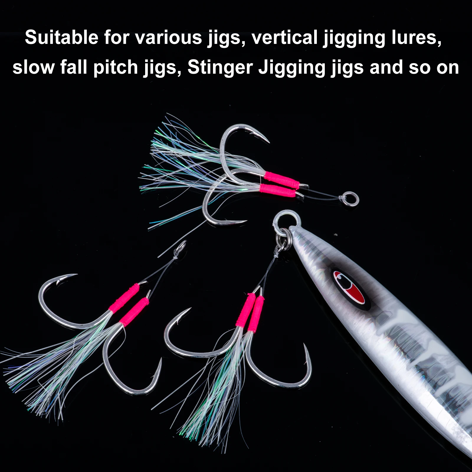 Anzuelos Goture lentejuelas brillantes para jigging lento agua salada - imagen 4