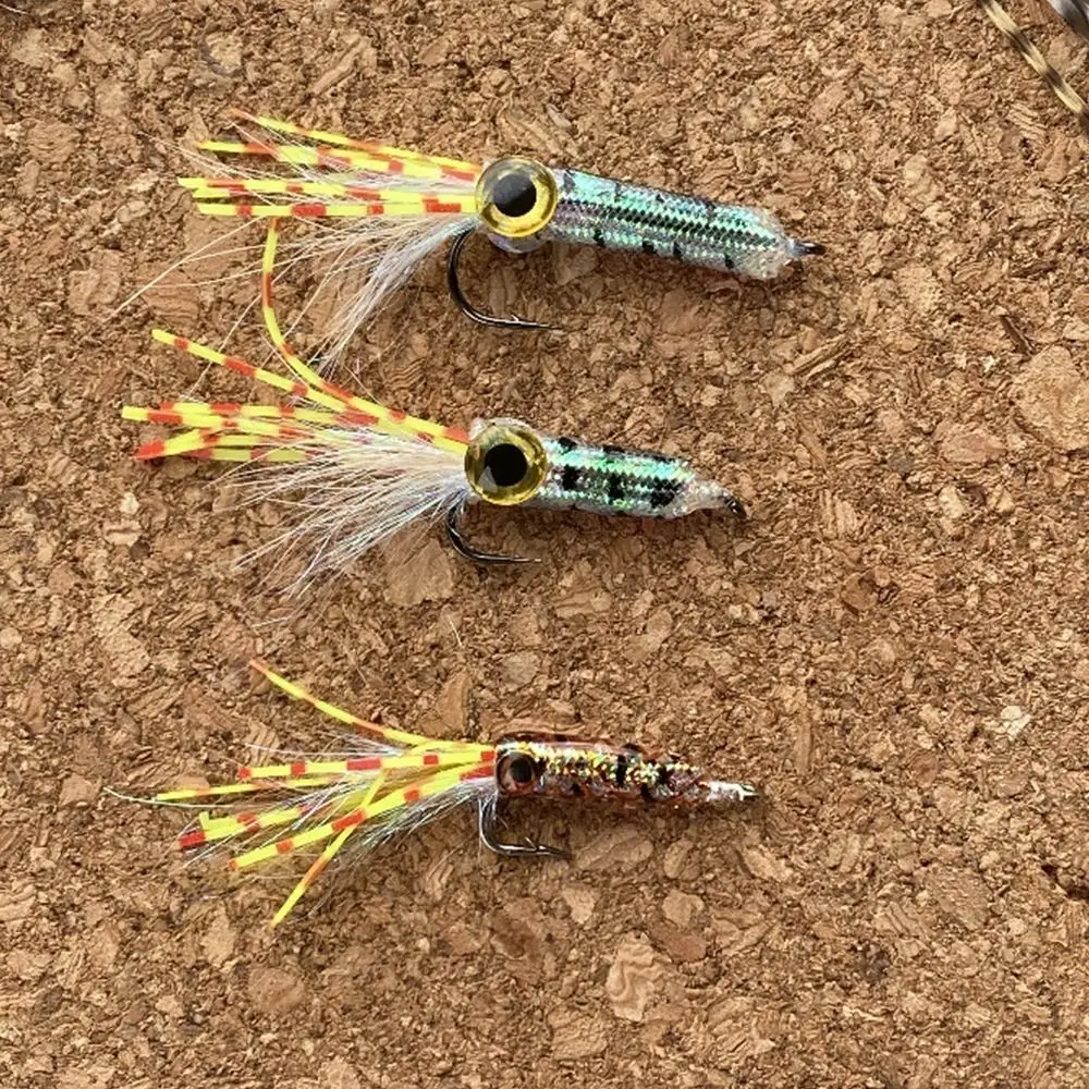 Señuelo para pesca con mosca blanco perla Maylor – tubo trenzado - imagen 4