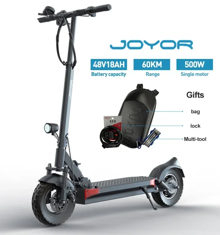 Patinete eléctrico JOYOR Y6-S vista frontal