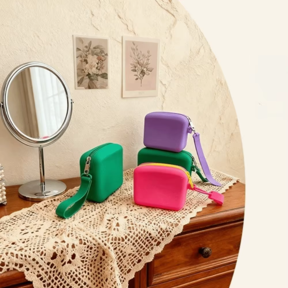 Bolsa de silicona impermeable con cierre para accesorios - imagen 2
