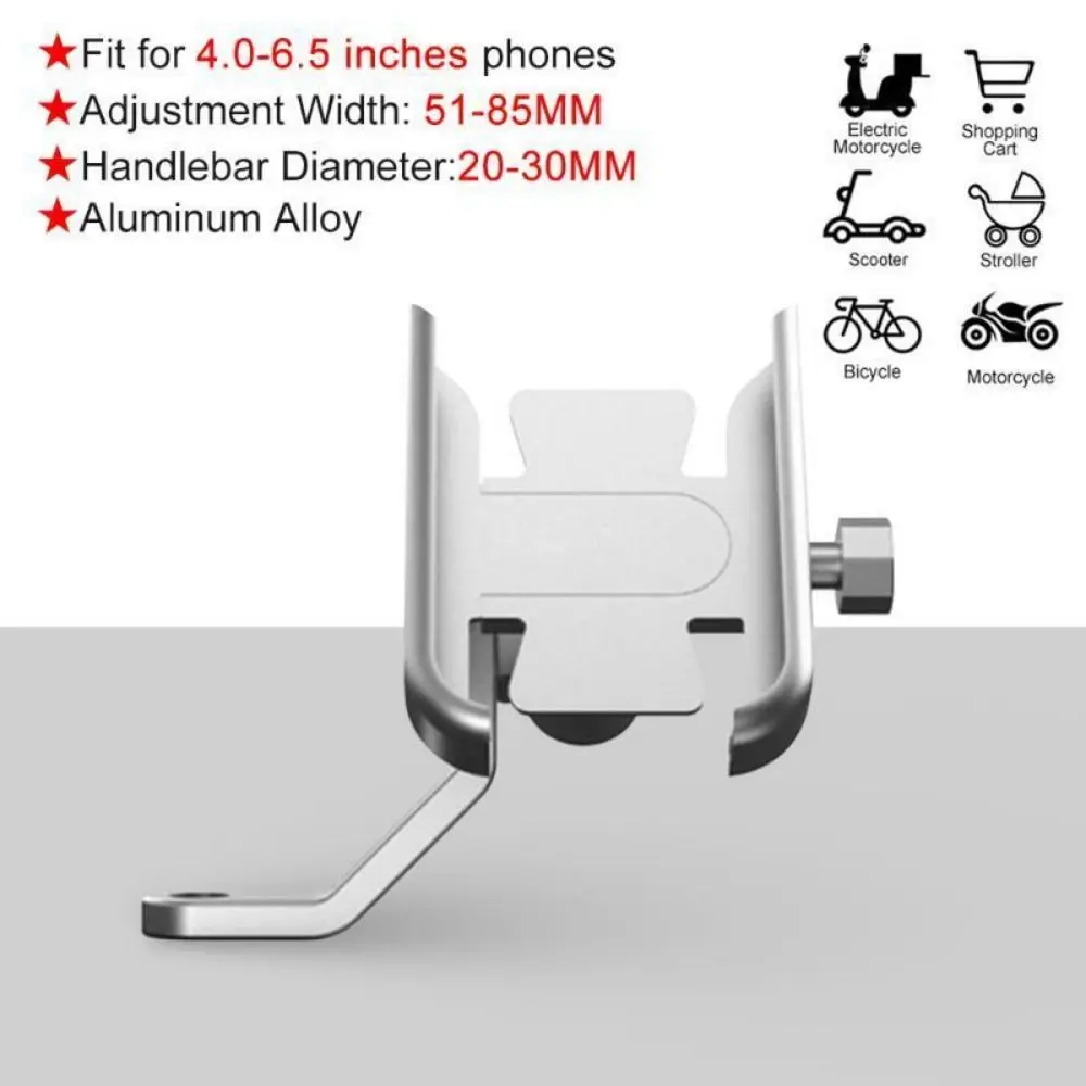 Soporte teléfono manillar bicicleta y moto, fijación segura - imagen 5