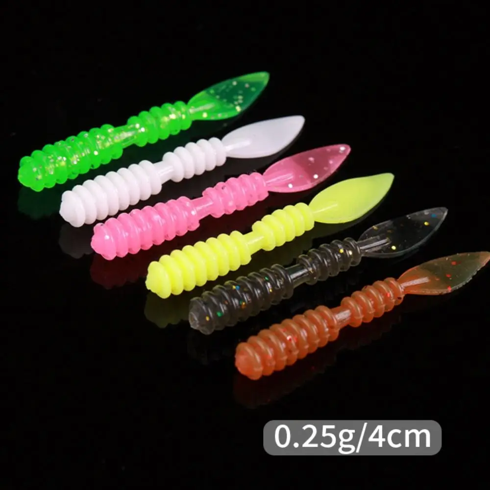 Señuelos blandos Minnow flotantes de PVC para pesca de invierno - imagen 2