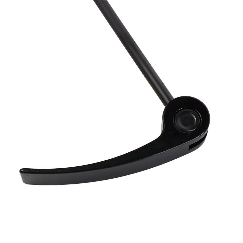 Espiga de acero negro paraquick release de bicicleta