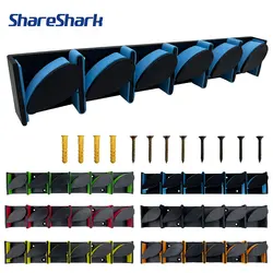 ShareShark Soporte pared para cañas, organizador vertical y horizontal