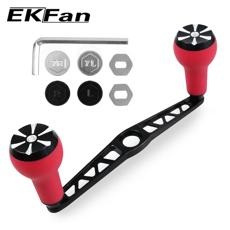 Mango carrete Ekfan CNC aluminio 130mm para Shimano y Daiwa - imagen 3