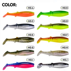 Señuelo flotante Sunlure Swimbait suave cola en T TPR