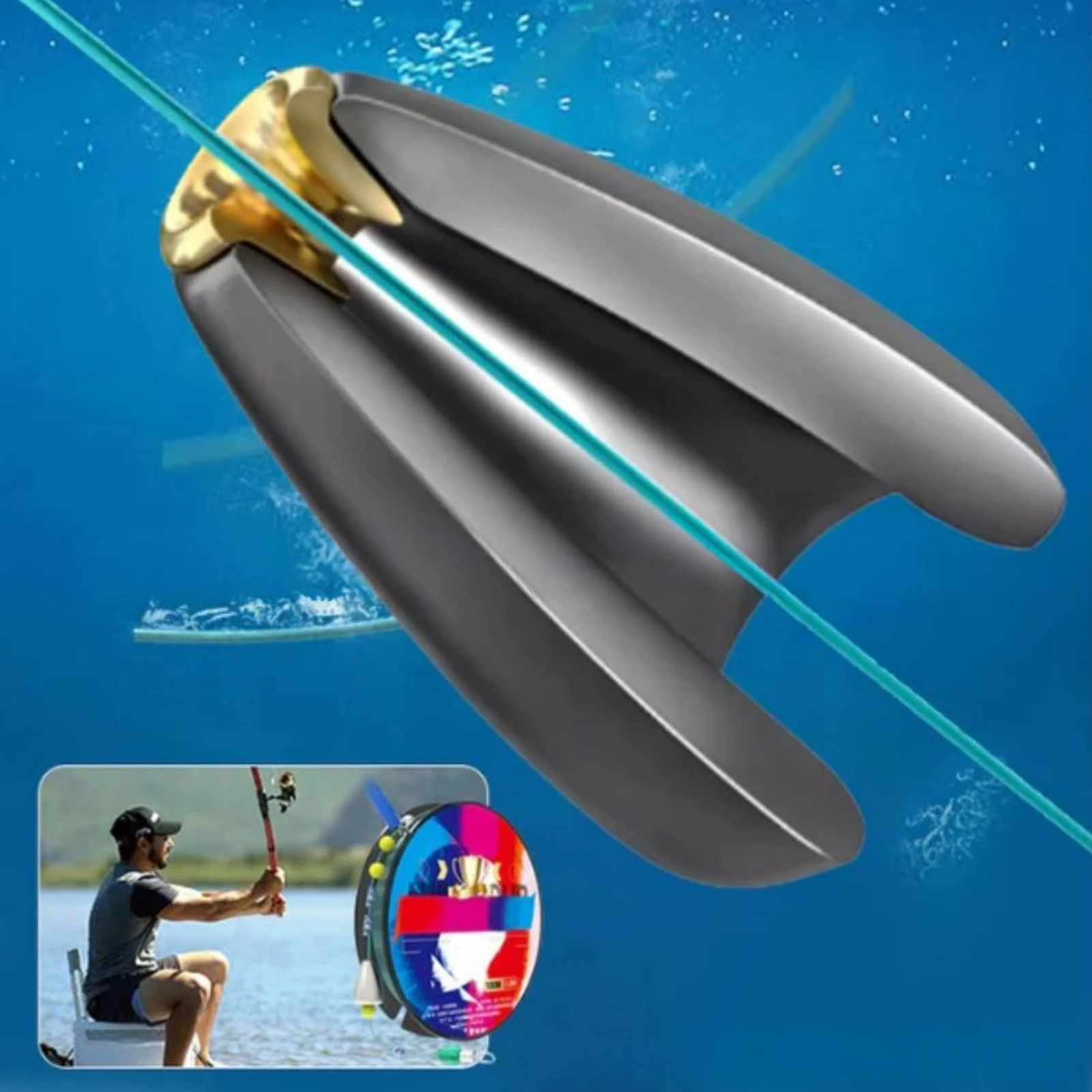Kit de líneas con flotador automático en uso
