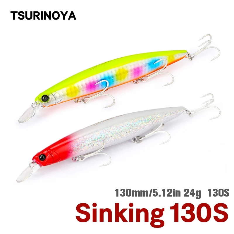 TSURINOYA Scout 130S Minnow hundido para lubina y lenguado