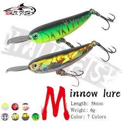 Walk Fish Micro Sinking Minnow lápiz: señuelo para lubina y trucha