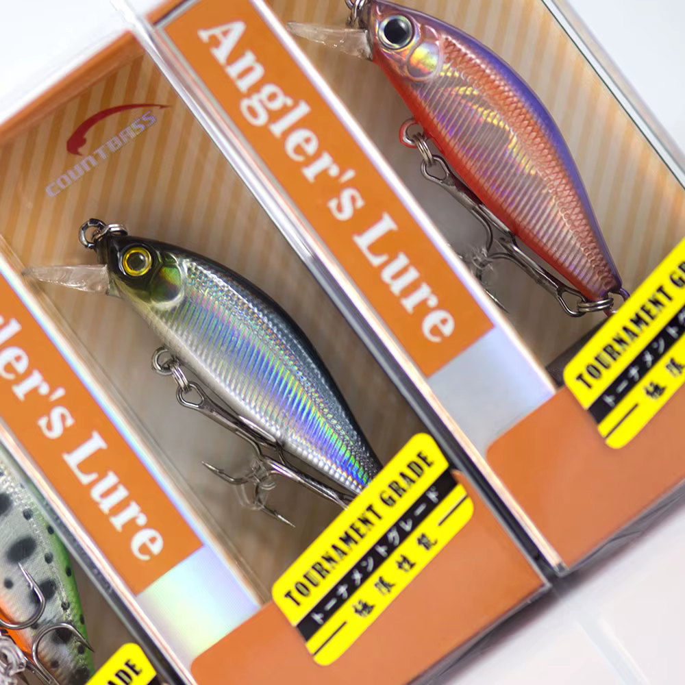 Countbass Minnow 45 mm – 3,1 g Señuelo hundido para bass - imagen 3