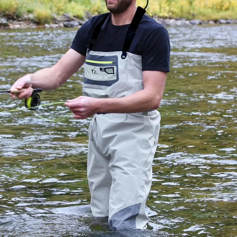 Waders convertibles ultraligeros impermeables transpirables pesca mosca - imagen 4