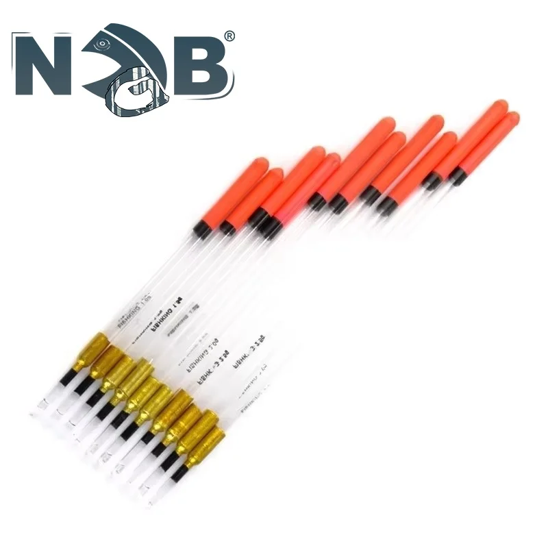 Flotadores transparentes de plástico para pesca en tubo - imagen 2