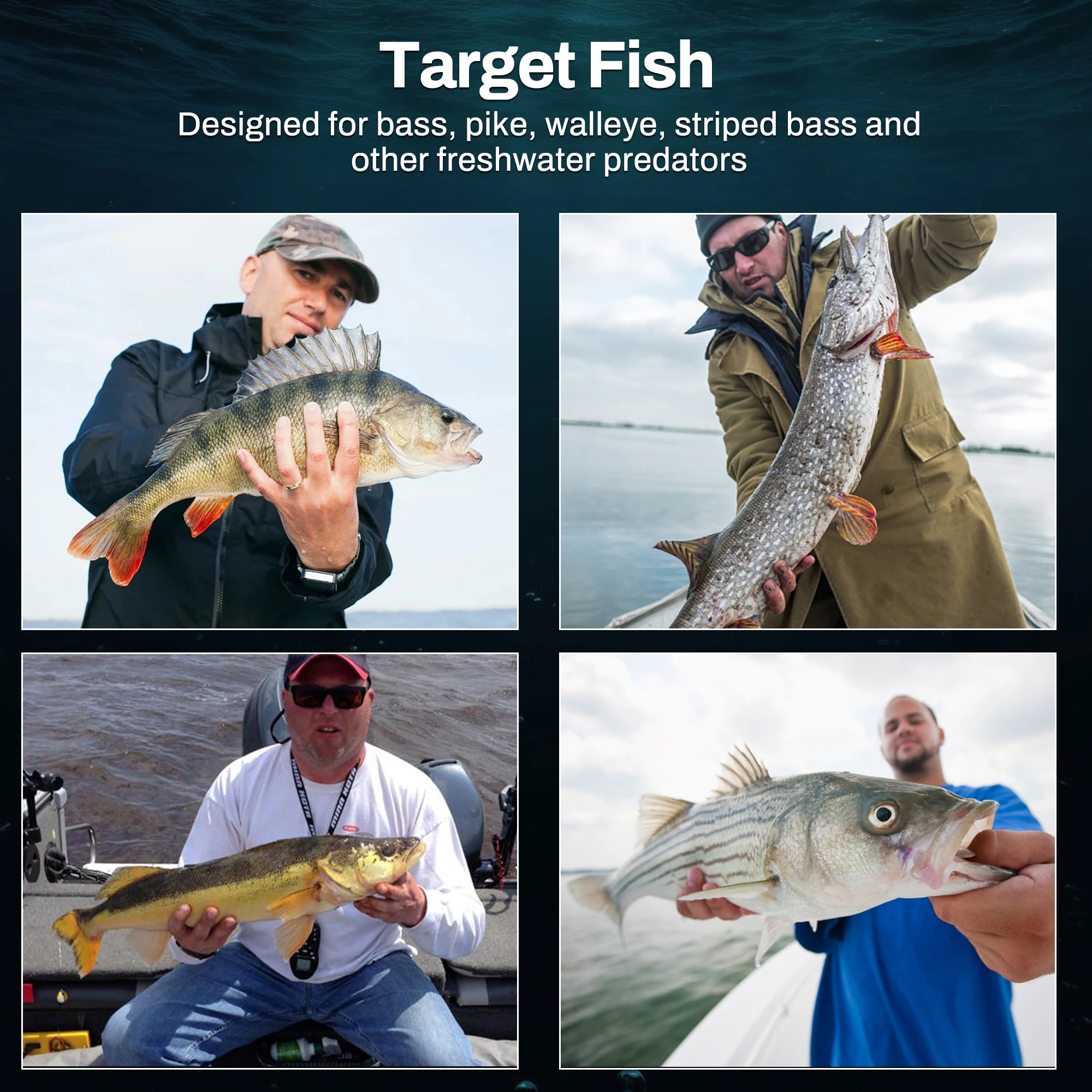 Anzuelos Jig Head sin enredos para swimbait con protector de fibra - imagen 5