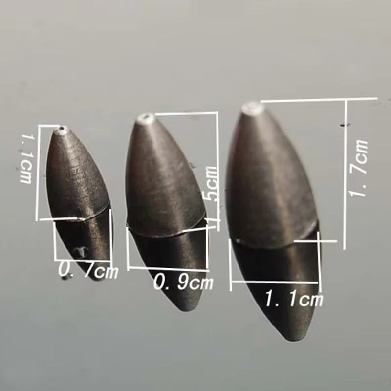 Plomo oliva cobre 3g/7g/9g – Hundimiento rápido para pesca en mar - imagen 4