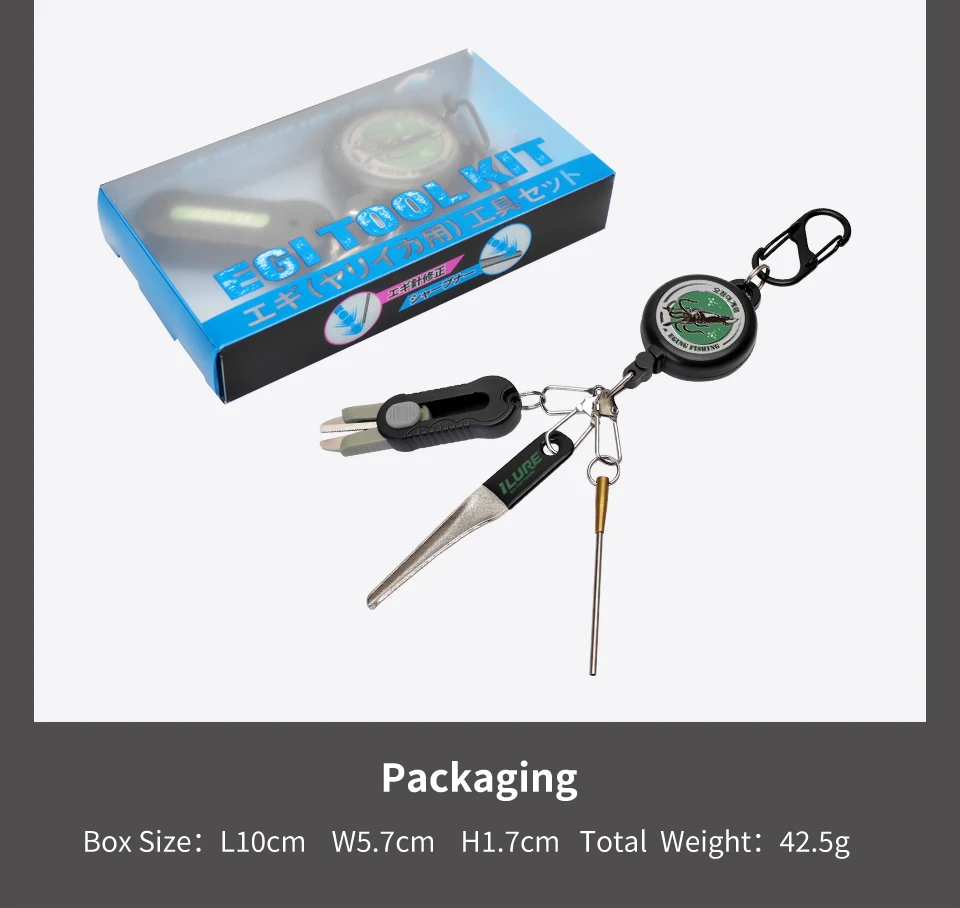 Kit de accesorios portátiles para pesca en uso