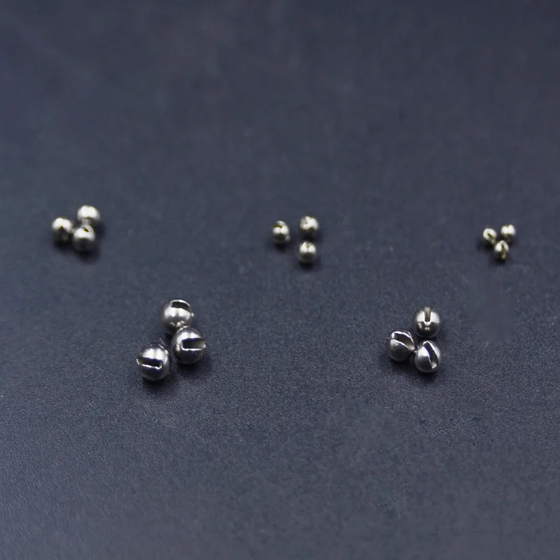 Contemplator cuentas de tungsteno 2-4mm beadhead ranuradas para ninfa