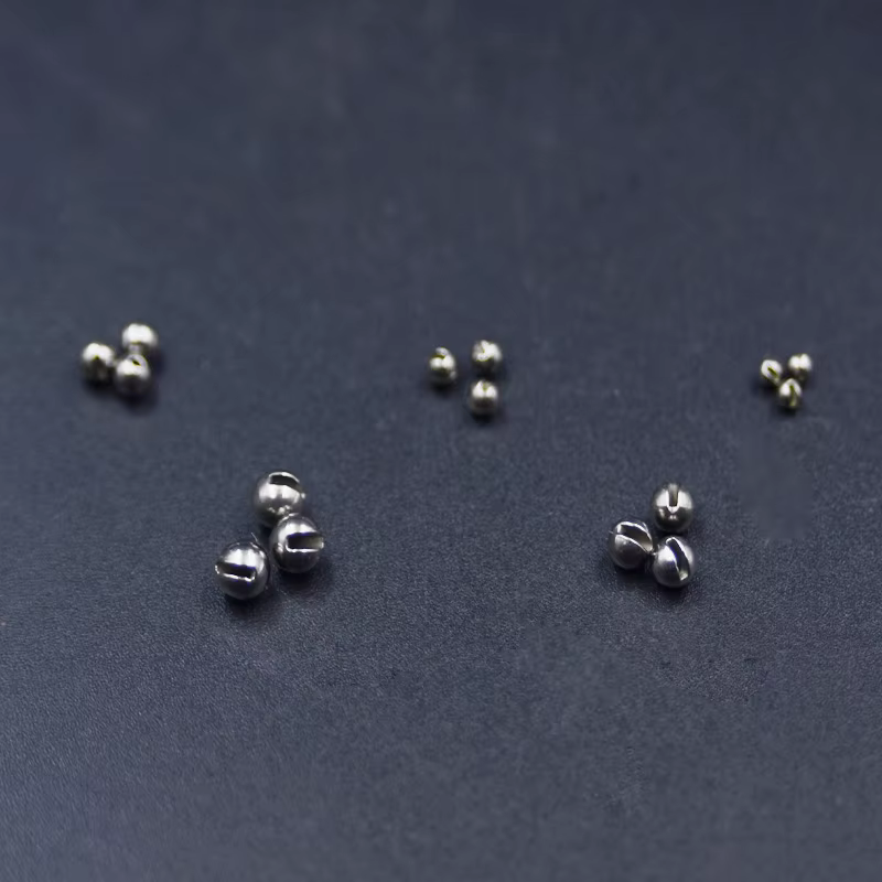 Contemplator cuentas de tungsteno 2-4mm beadhead ranuradas para ninfa