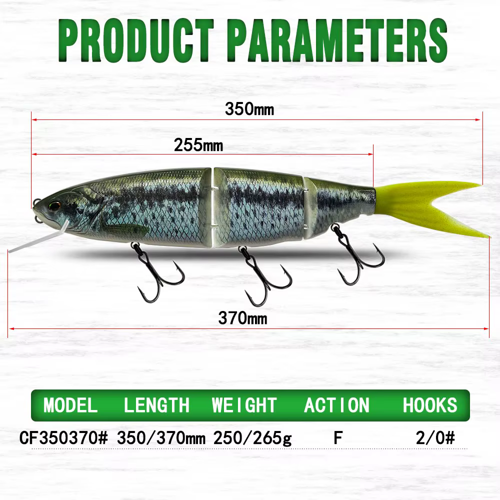 Señuelo Jointbait de 350 mm