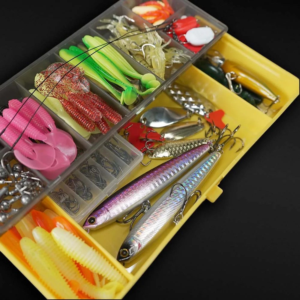 BRAVMACK Kit de señuelos para lucio y lubina con vinilos y jig - imagen 2