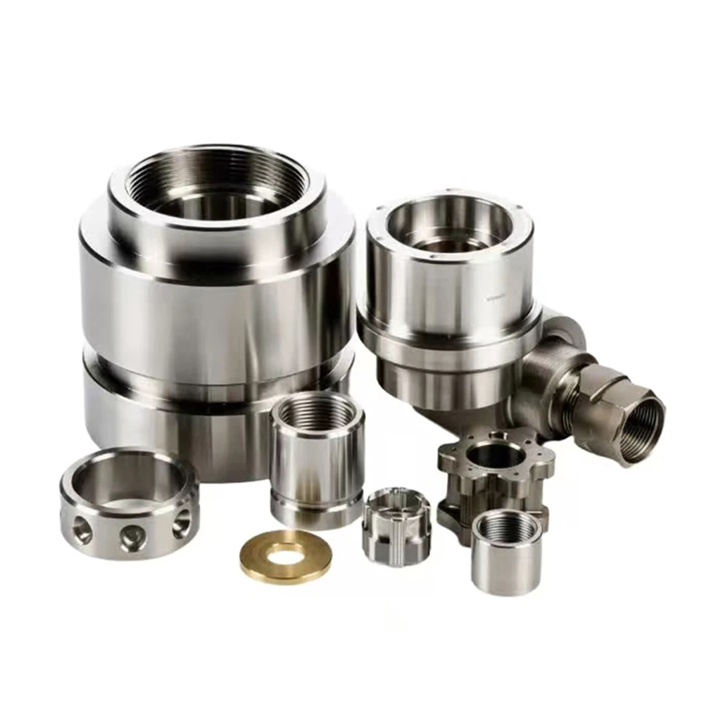 Casquillos de acero inoxidable mecanizados CNC de precisión a medida OEM