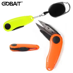 Tijeras plegables camarón cortador de línea y pinza nudos inox