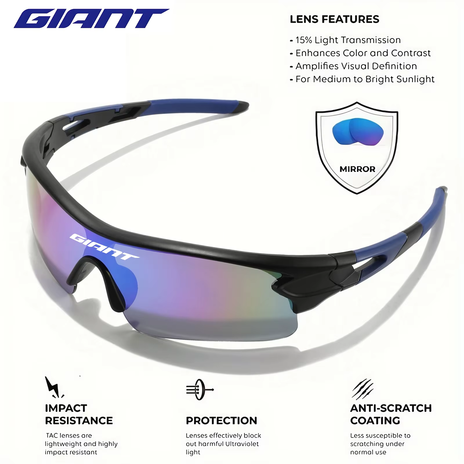 Gafas fotocromáticas pesca UV400 montura envolvente puente nasal transpirable - imagen 3
