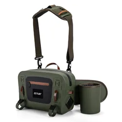 Bolsa de cintura impermeable para pesca con mosca ultraligera