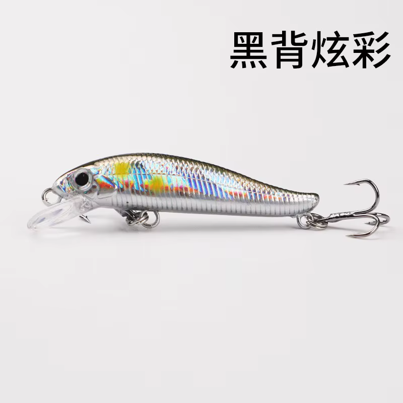 Wobbler Mini Láser Duro Minnow – Jerkbait 5,5 cm para lubina - imagen 4