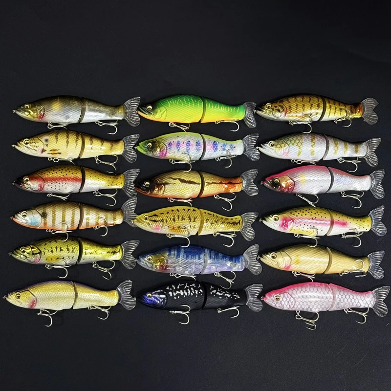 Swimbait multiarticulado 135mm – Señuelo duro para lucio y mar - imagen 5