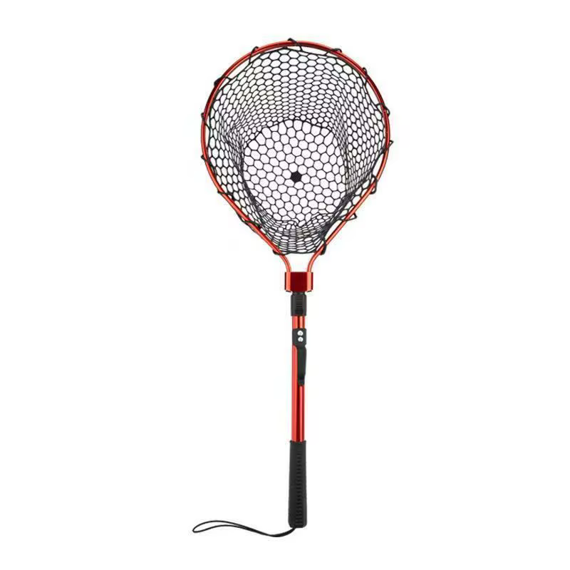 Red de pesca plegable ultraligera de aluminio y silicona –