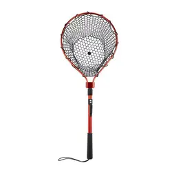 Red de pesca plegable ultraligera de aluminio y silicona –