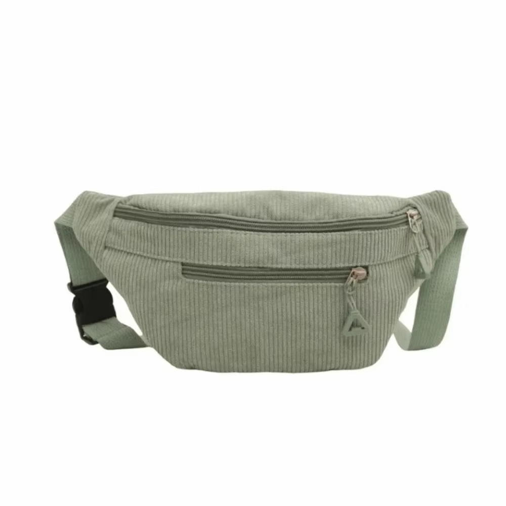 Bolso Bandolera Antirrobo Mujer Corduroy Gran Capacidad