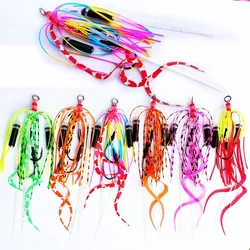 Jig Head Assist Hook con falda de silicona para pargo - Jigging mar