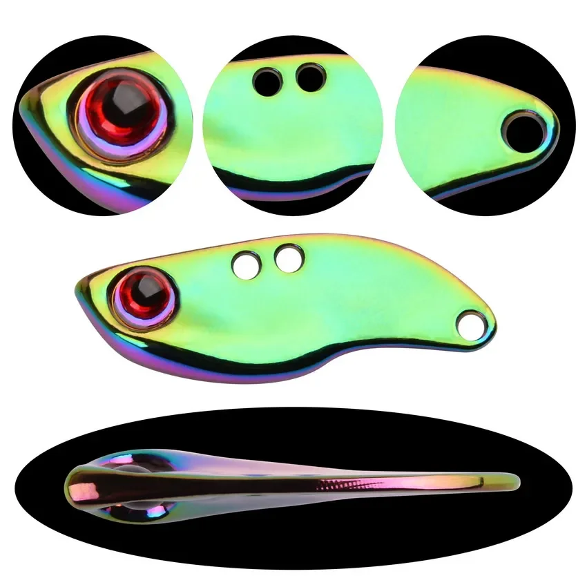VIB Metal Hundidor Señuelo para Trucha con Lentejuelas de Superficie - imagen 5