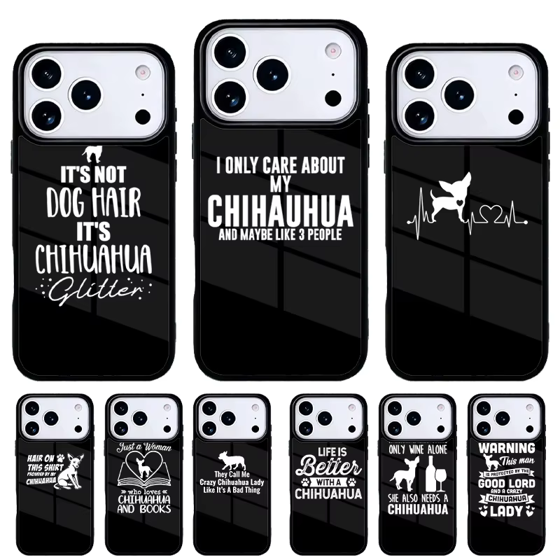 Funda para iPhone con diseño de Chihuahua – Compatible varios modelos