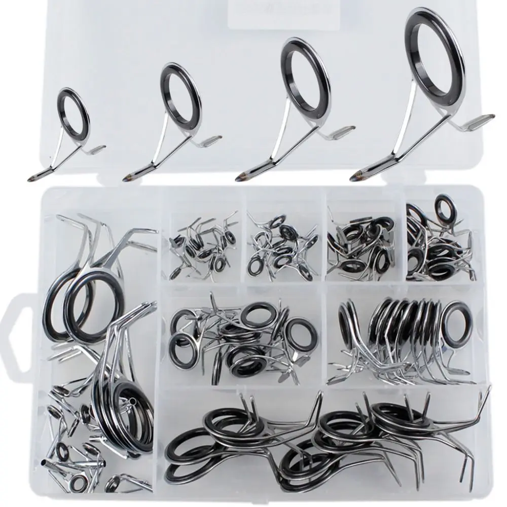Set de anillas de pesca (6 guías + 1 superior)