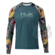 HUK Sudadera de pesca transpirable de manga larga con protección solar - imagen 3
