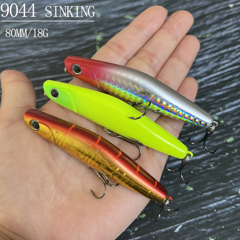 Señuelo wobbler Popper Pecil hundidor para lubina y trucha - imagen 5