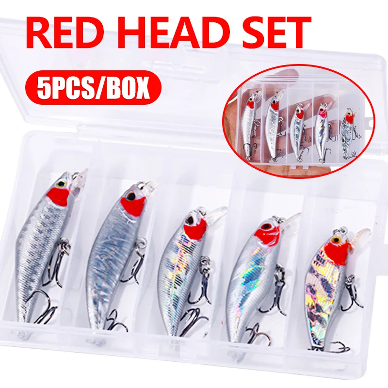 Wobblers Minnow señuelo Jerkbait verde para lubina y trucha - imagen 4